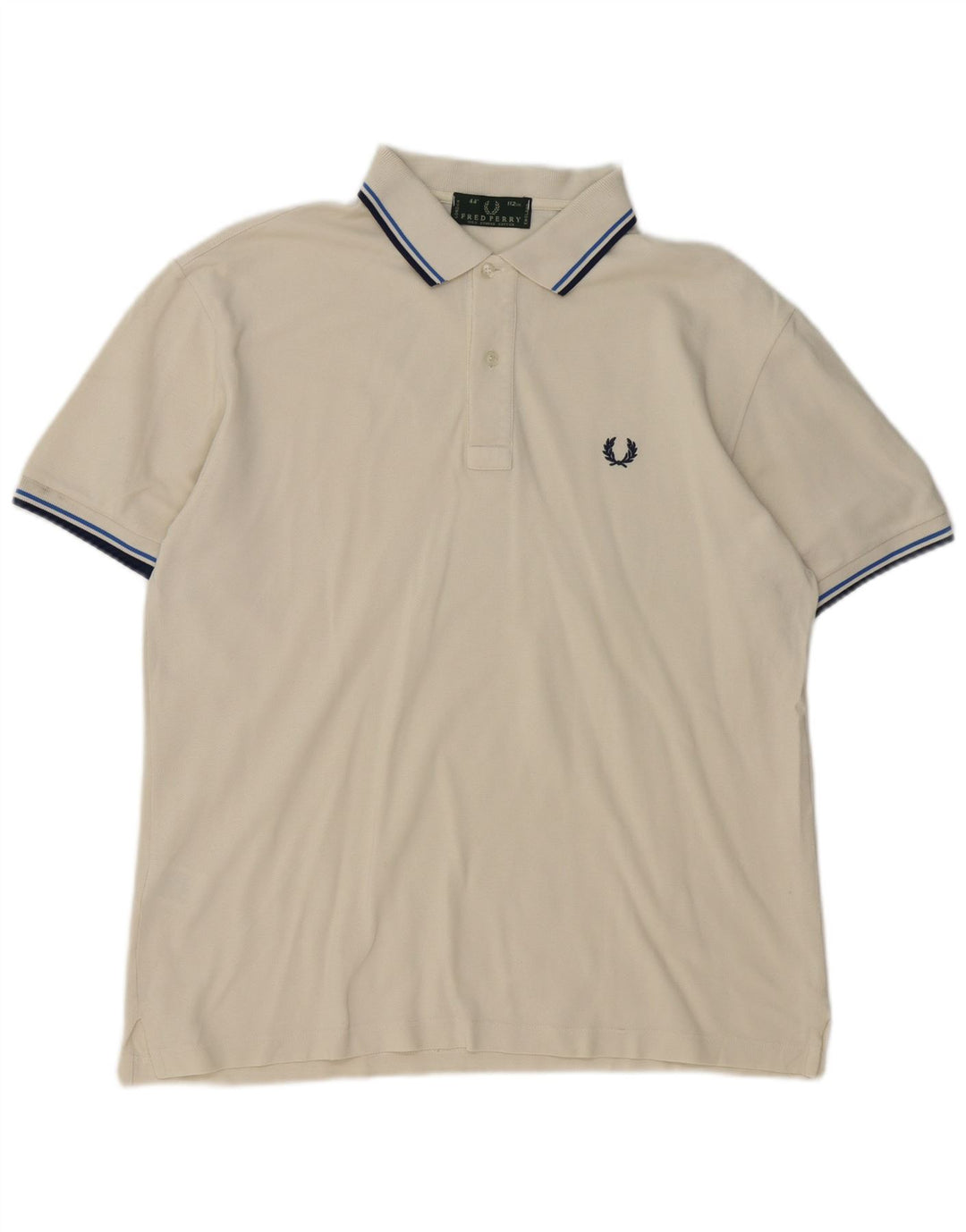 Męska koszulka polo Fred Perry, bawełniana w średnie białe paski