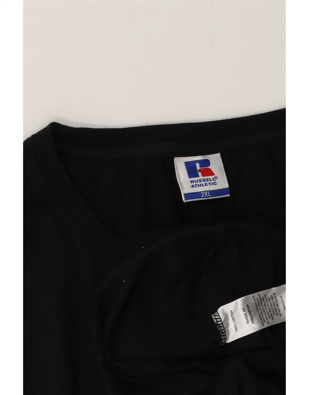 Męska koszulka z grafiką RUSSELL ATHLETIC, 2XL, czarna, bawełniana