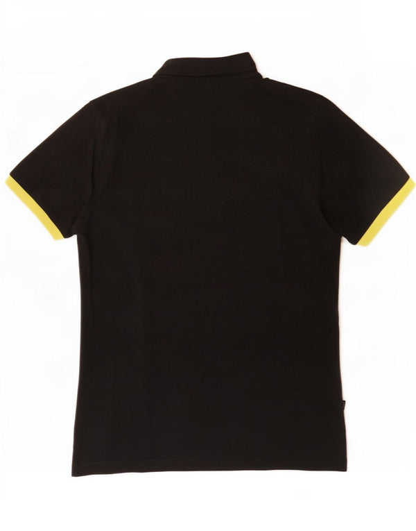 Męska koszulka polo Puma BVB Dortmund, średnia czarna