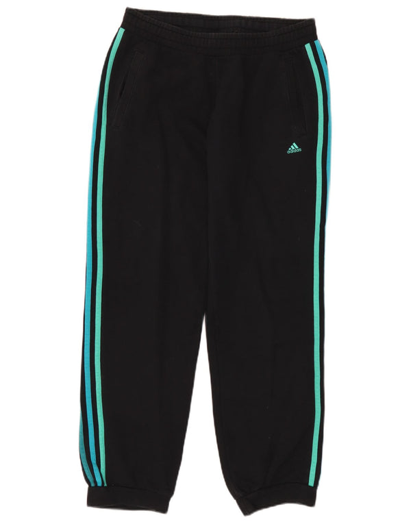 Damskie spodnie dresowe Adidas Joggers UK 8/10 Małe czarne bawełniane
