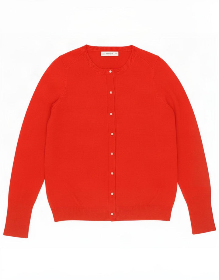 Sweter damski Zara UK 12, średni czerwony, wiskoza