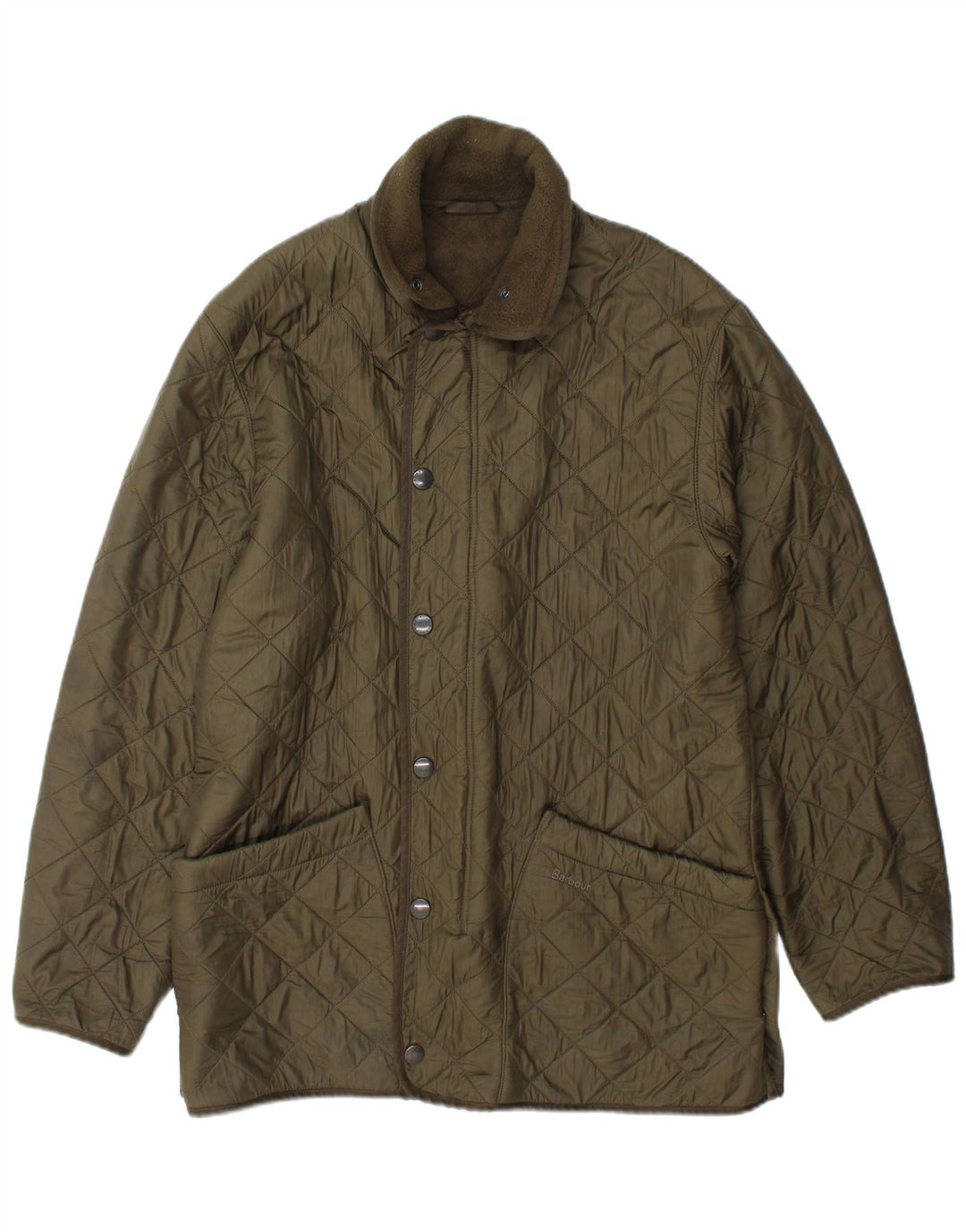 Męska pikowana kurtka Barbour UK 36 Small Green Poliamid