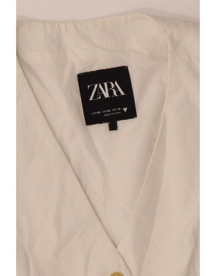 Kamizelka damska Zara UK 6 XS biała