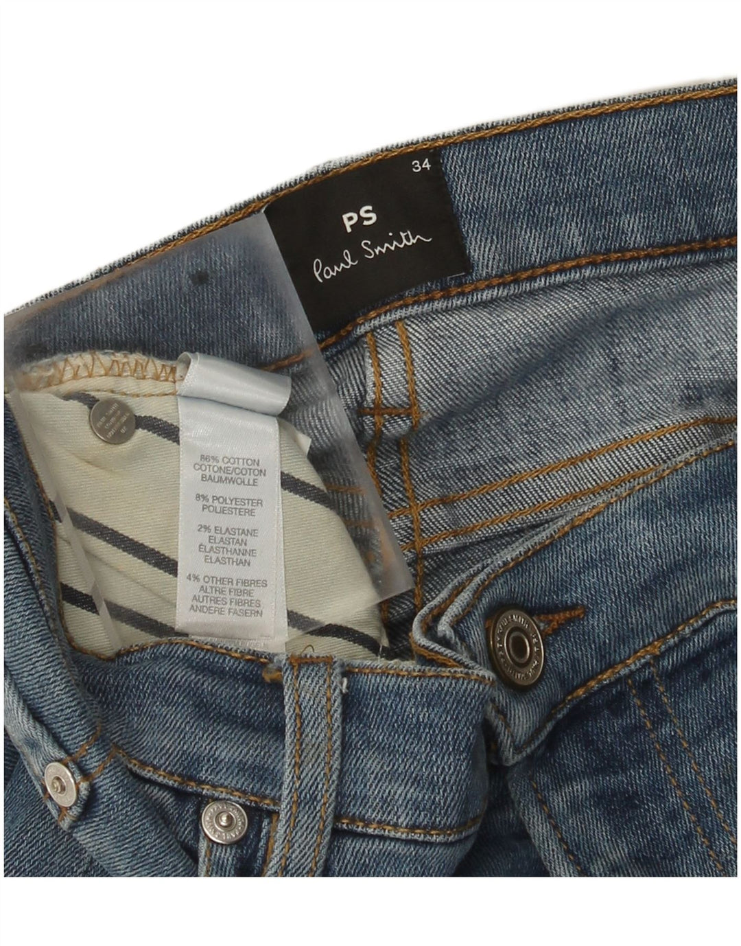 Jeansy męskie Paul Smith W34 L33 Niebieskie bawełniane