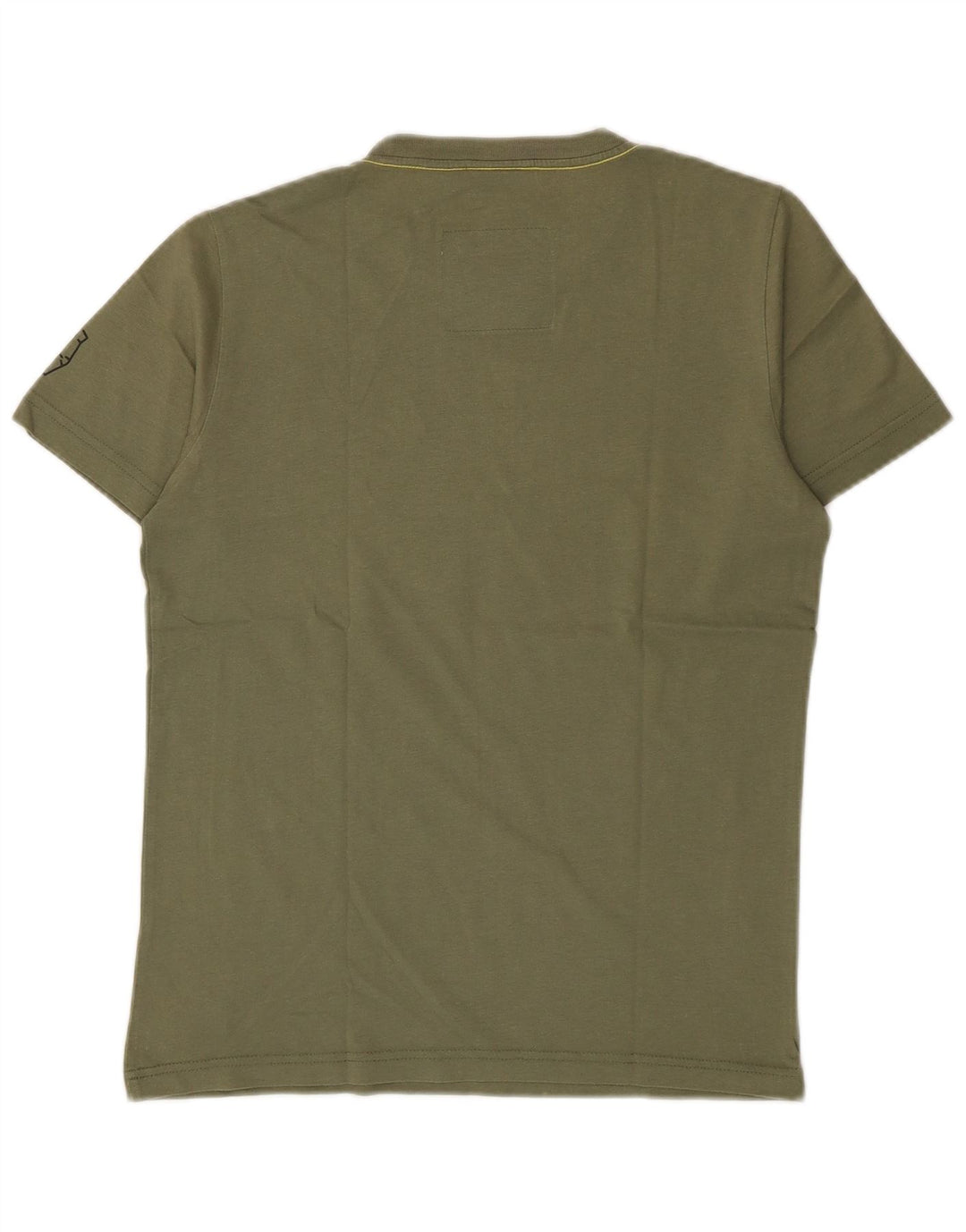 Męska koszulka z grafiką G-Star, średnia bawełna khaki
