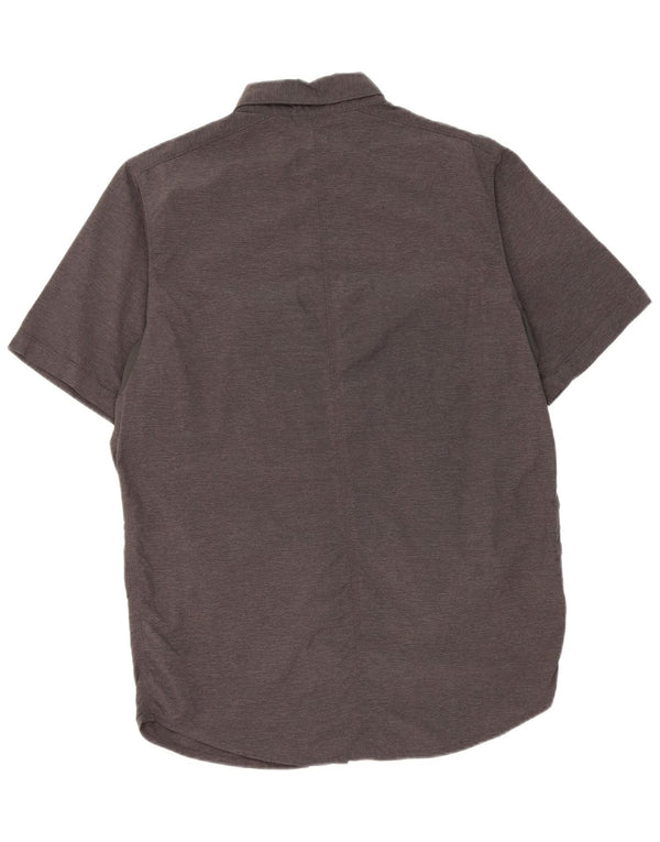 Męska koszula z krótkim rękawem Columbia, średnioszary nylon