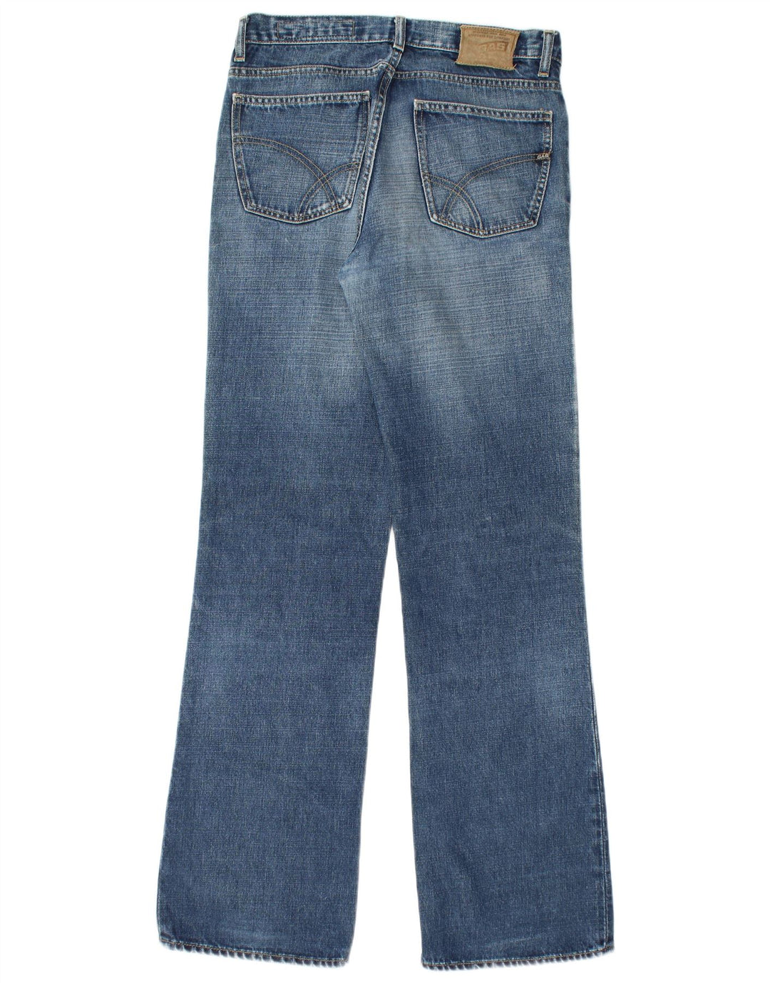 Męskie jeansy Bootcut Gas W34 L34 Niebieskie bawełniane