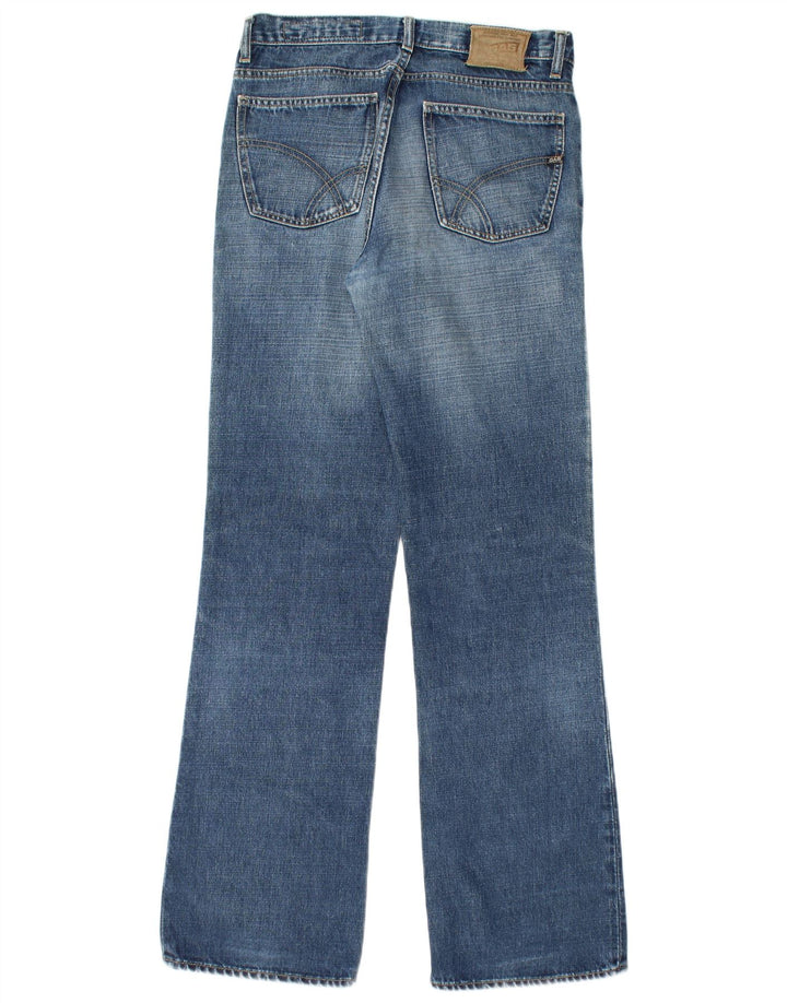 Męskie jeansy Bootcut Gas W34 L34 Niebieskie bawełniane