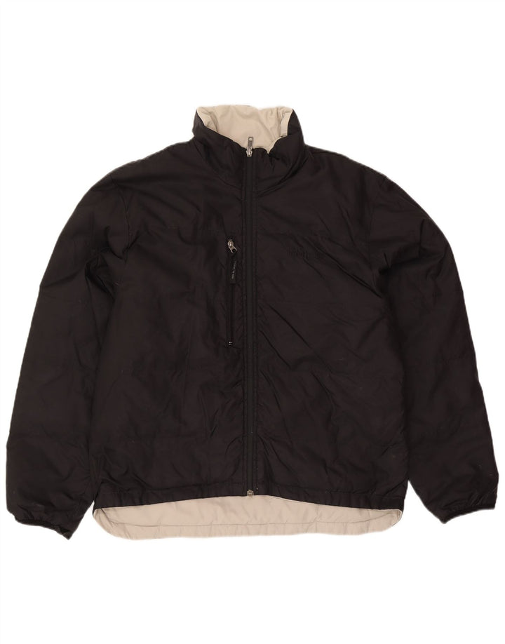 Dwustronna wyściełana kurtka męska Timberland UK 40, duża, czarna nylonowa