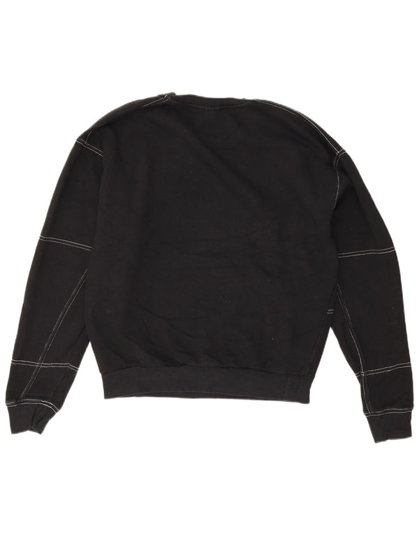 Damski sweter oversize Topshop UK 8, mały, czarny, bawełniany
