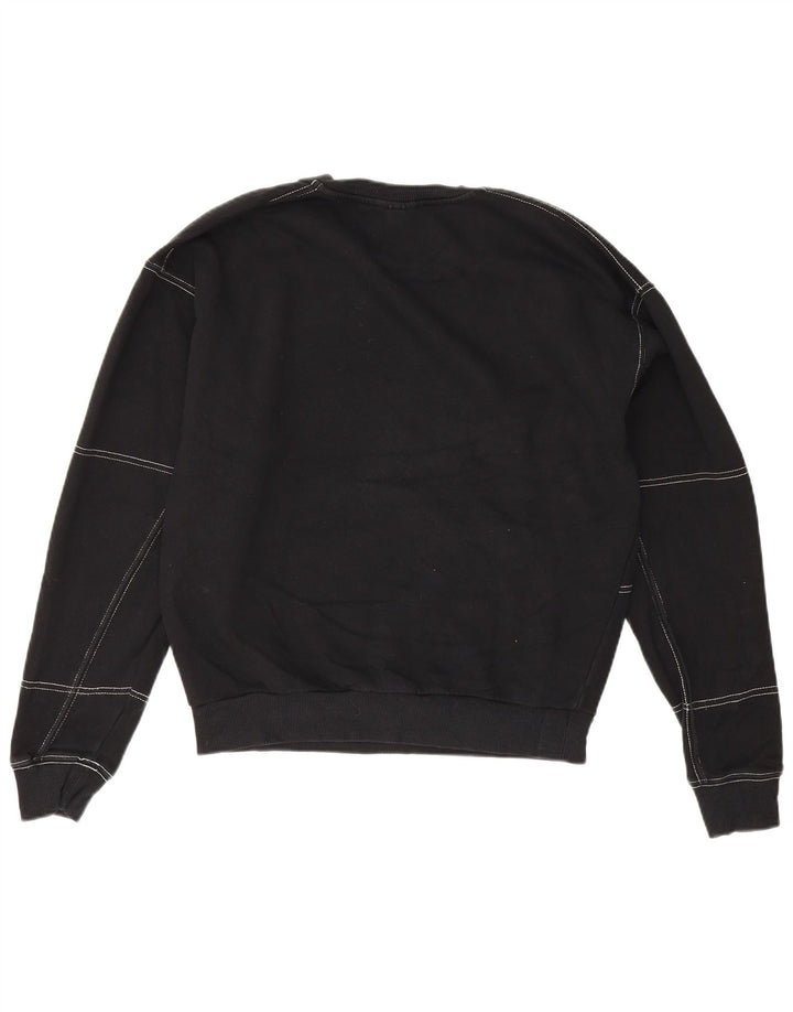 Damski sweter oversize Topshop UK 8, mały, czarny, bawełniany