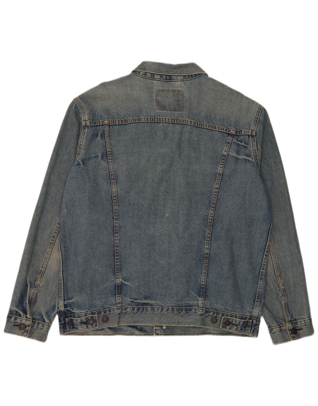 Męska kurtka dżinsowa Levi's UK 42 XL, niebieska, bawełniana