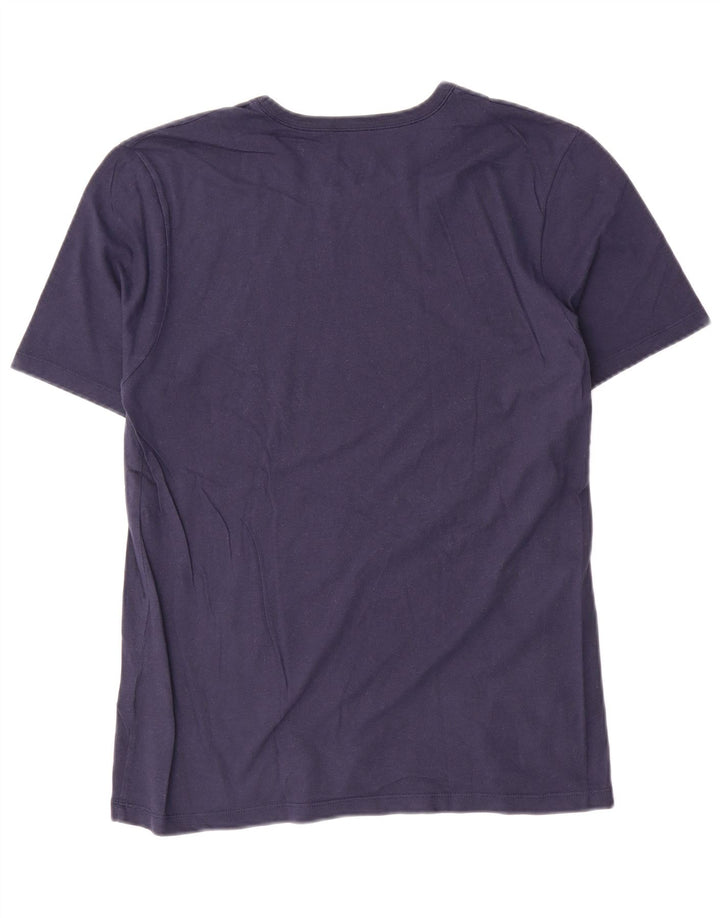 T-shirt męski Hugo Boss, średni, granatowy, bawełniany