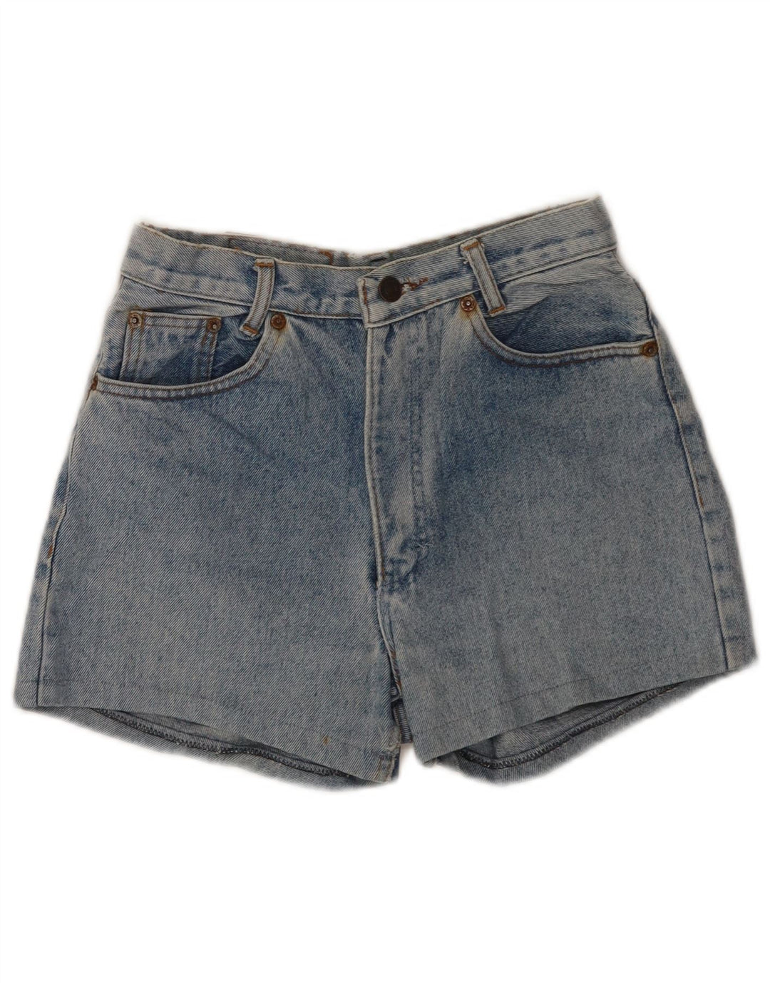 Damskie spodenki jeansowe Levi's 501 W29 Średni niebieski, bawełniany
