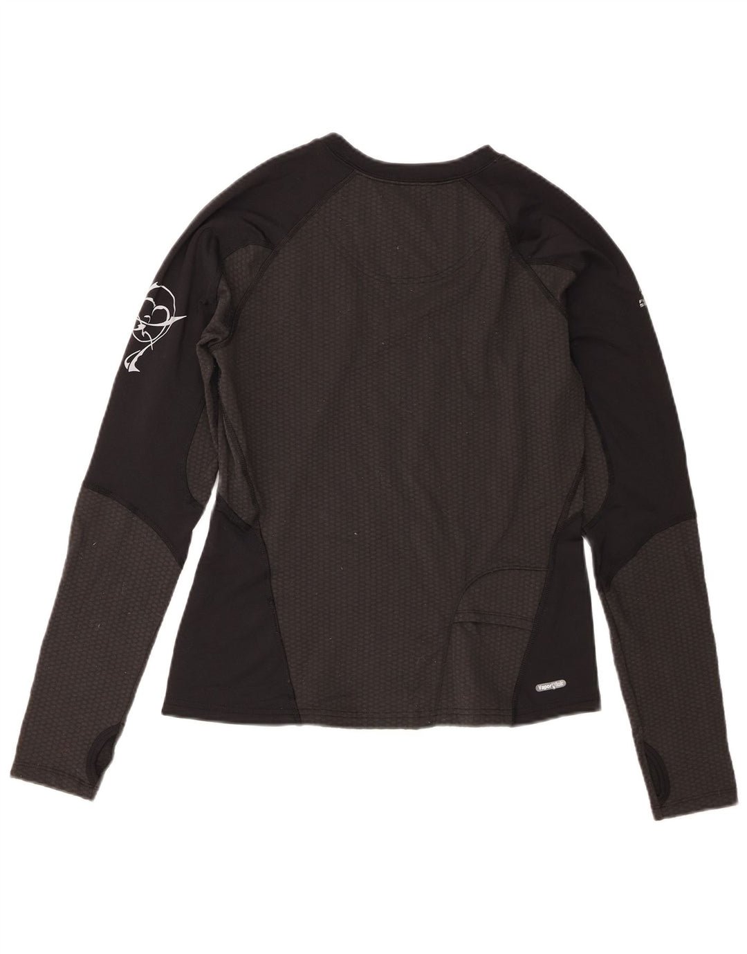 Damski top graficzny The North Face z długim rękawem, UK 14, średni czarny