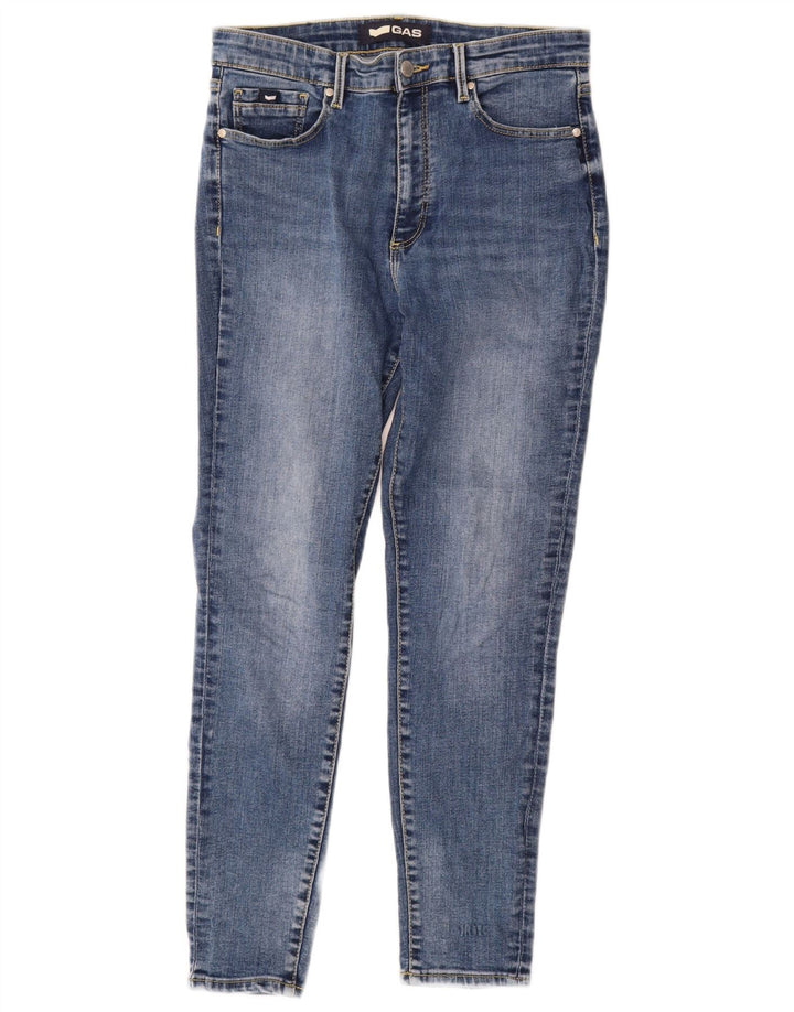 Damskie jeansy Skinny Gas W30 L28 Niebieskie