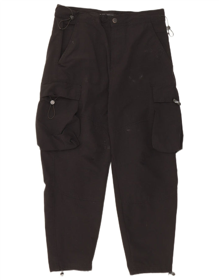 Męskie spodnie cargo Zara Crop, średnie W32 L24, czarne