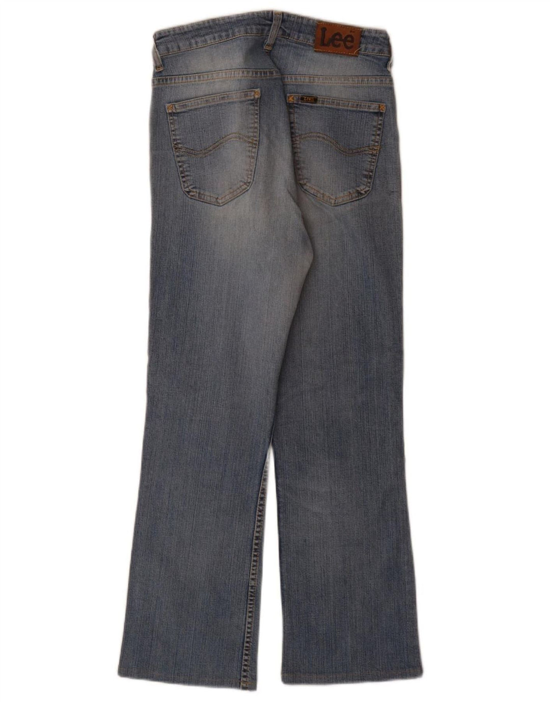 Damskie jeansy LEE Cameron Straight W32 L28 Niebieskie bawełniane