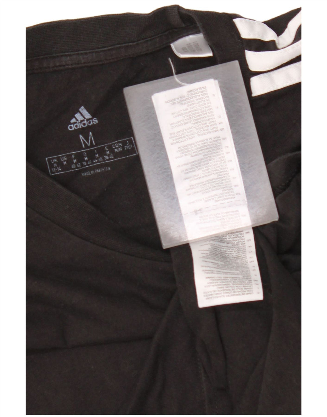 Damska koszulka ADIDAS Top UK 12/14 Średnia czarna bawełna