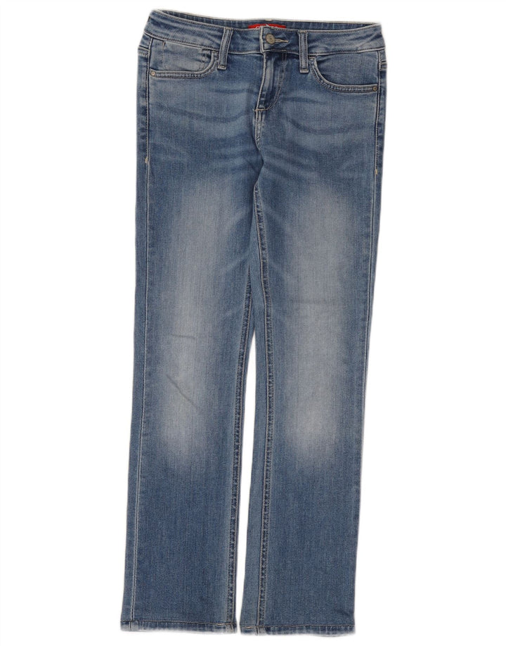 Guess Damskie Proste Dżinsy W27 L28 Niebieskie Bawełniane