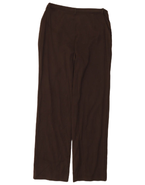 Spodnie damskie Benetton z wysokim stanem IT 46 Large W30 L30 brązowe