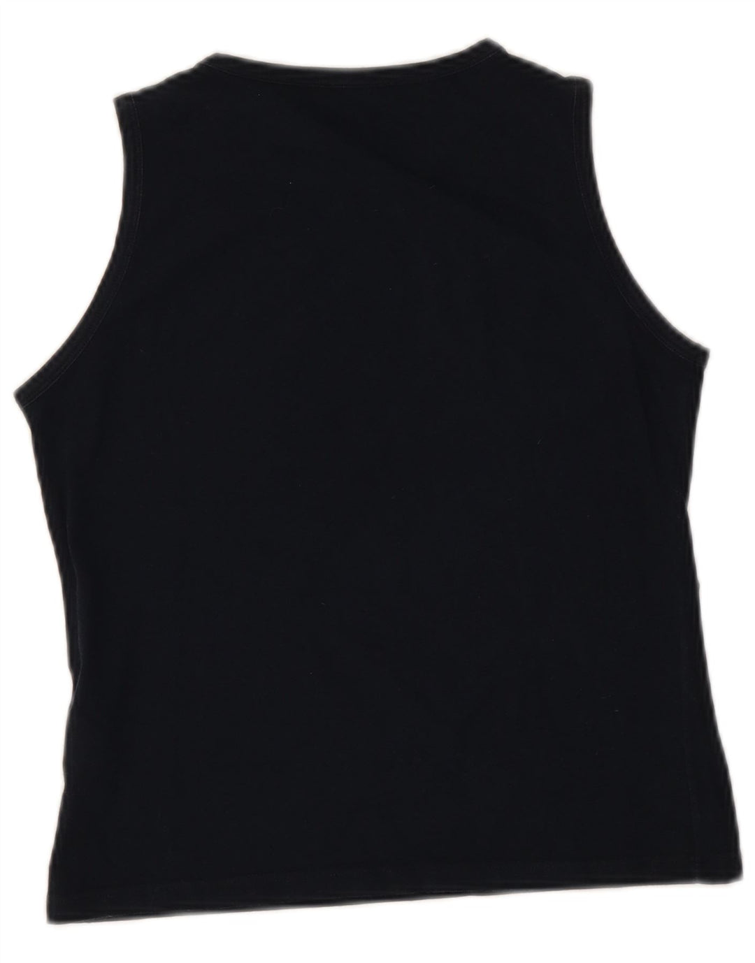 Damska kamizelka Fred Perry Crop Top UK 12, średnia czarna bawełna