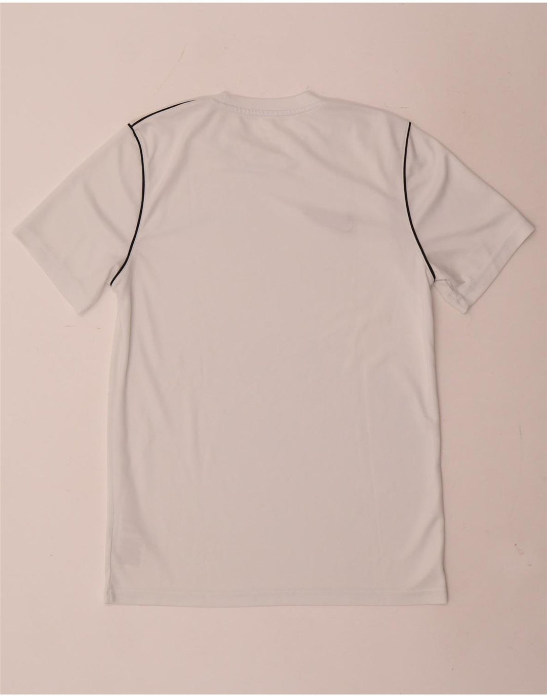 Męski T-shirt Nike Dri Fit Top, średni biały poliester