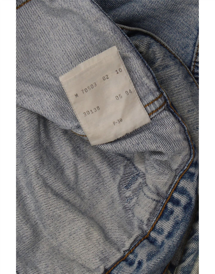 Męska kurtka dżinsowa Levi's UK 38, średnia niebieska, bawełniana