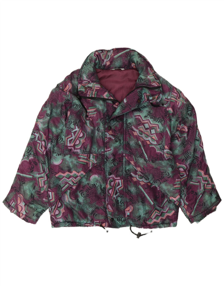Męska kurtka wiatrówka Brugi z abstrakcyjnym wzorem UK 42 XL, wielokolorowa
