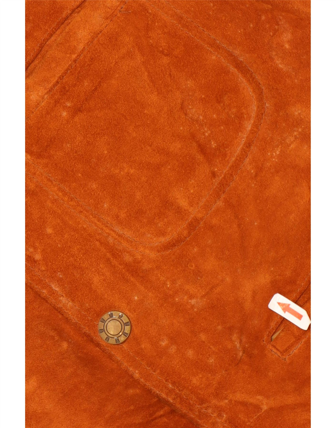 Zamszowa kamizelka męska w stylu vintage, mała brązowa skóra