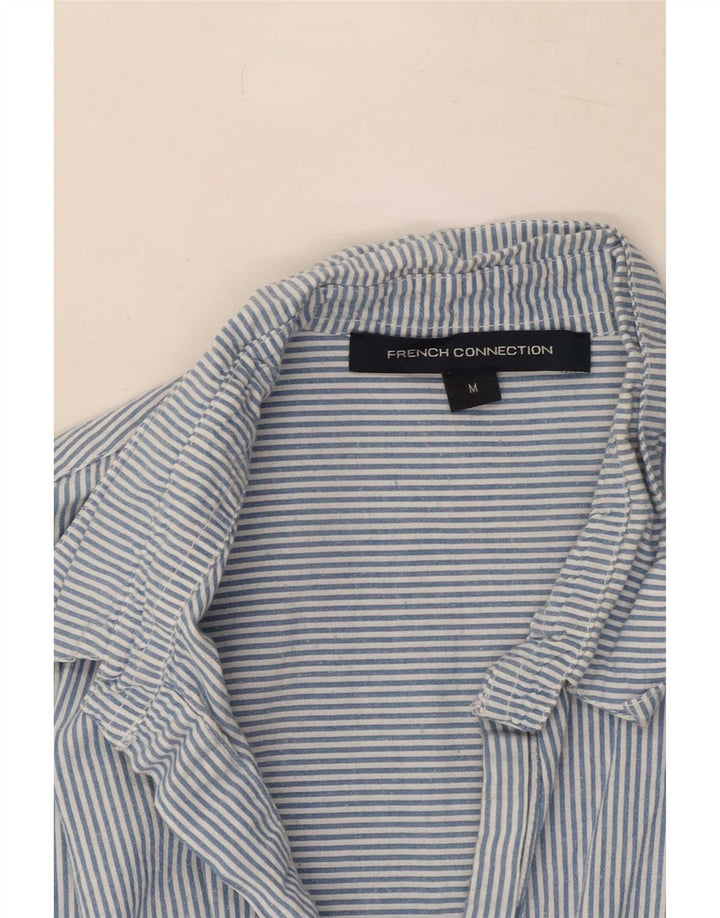 Damska koszula pulowerowa French Connection UK 14 Medium Blue Pinstripe