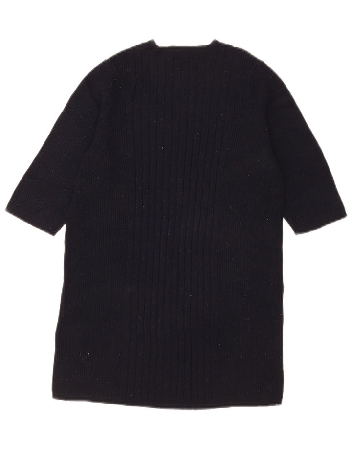 Marks & Spencer Damski sweter z dekoltem w łódkę UK 12 Średni granatowy