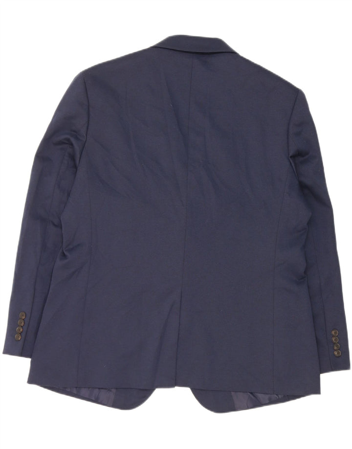 Marks & Spencer Męska marynarka zapinana na 2 guziki, UK 44 XL, granatowa, poliester