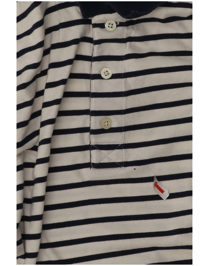 Męska koszulka polo Lyle & Scott, duża, bawełniana w białe paski