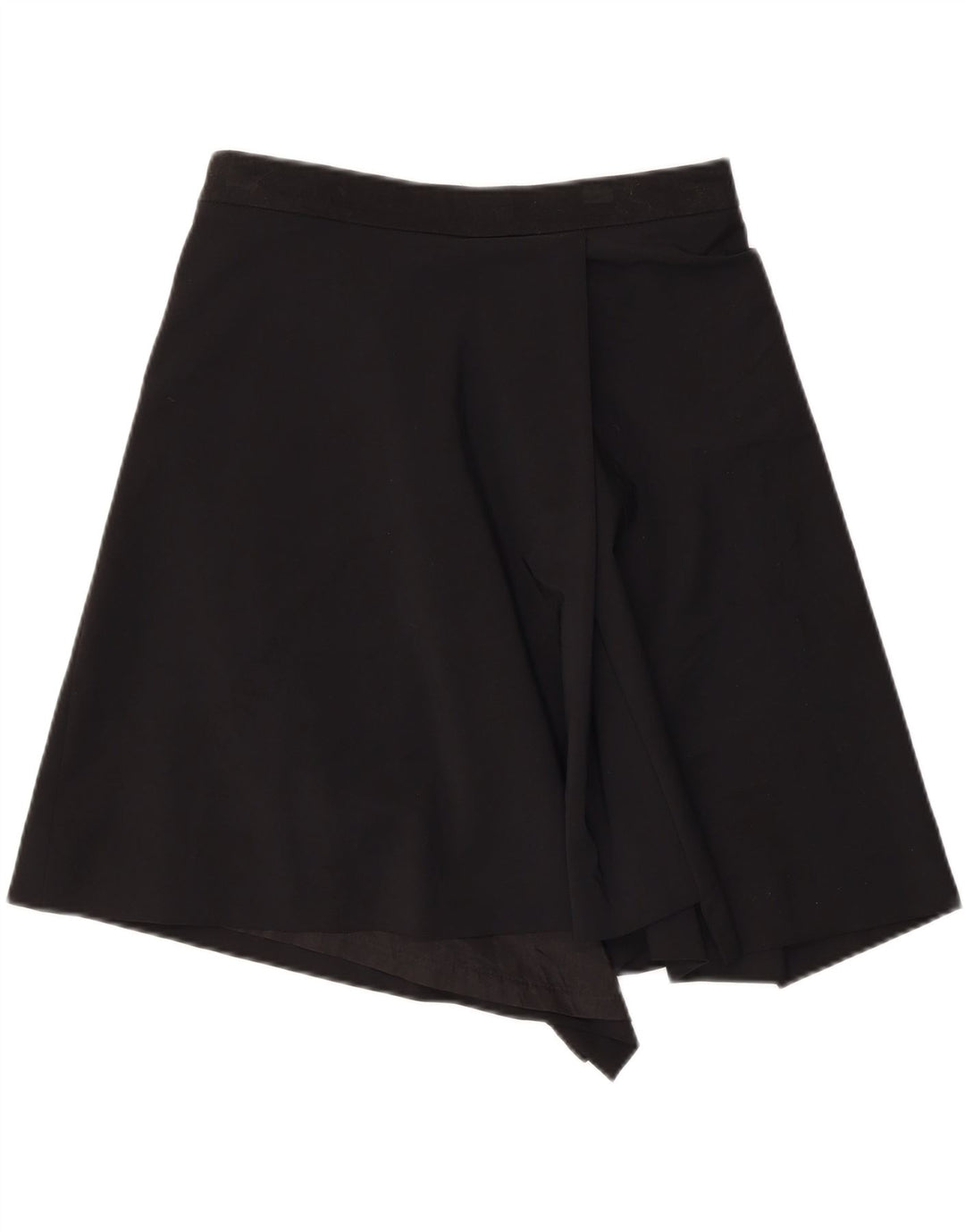 ANGELA MELE Damska spódnica kopertowa IT 44 Medium W30 Czarna wełna