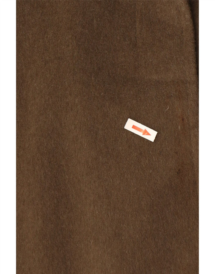 Glockner Loden Damski płaszcz wojskowy oversize UK 14 Medium Khaki