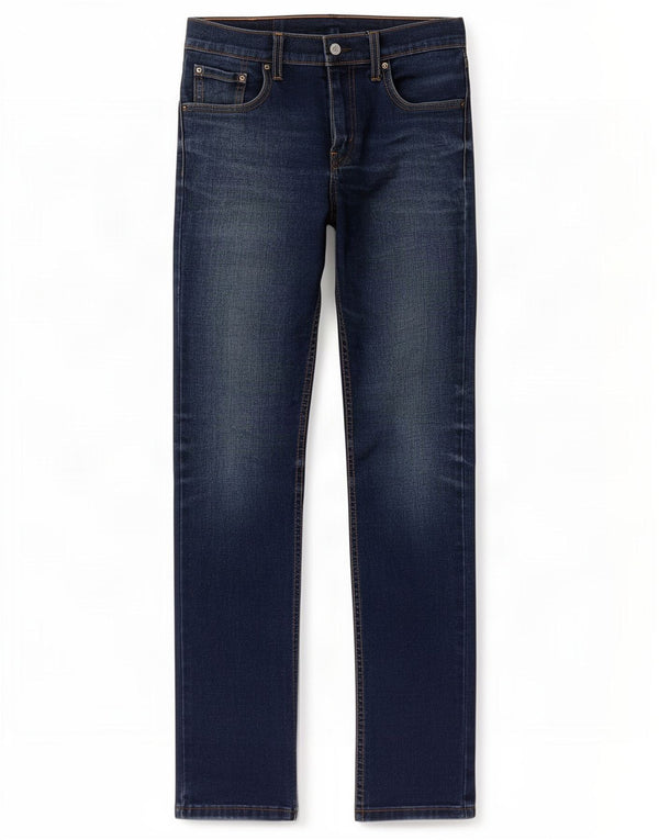 Męskie jeansy Levi's Slim W30 L33 Granatowa bawełna