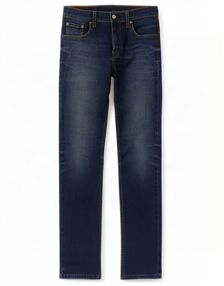 Męskie jeansy Levi's Slim W30 L33 Granatowa bawełna