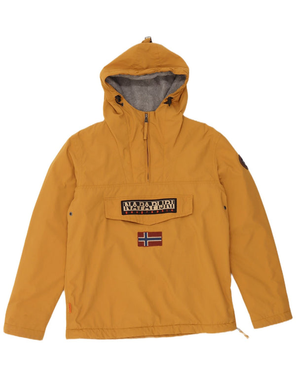 Męska kurtka Anorak Napapijri Geographic Graphic UK 40, duża, żółta nylonowa