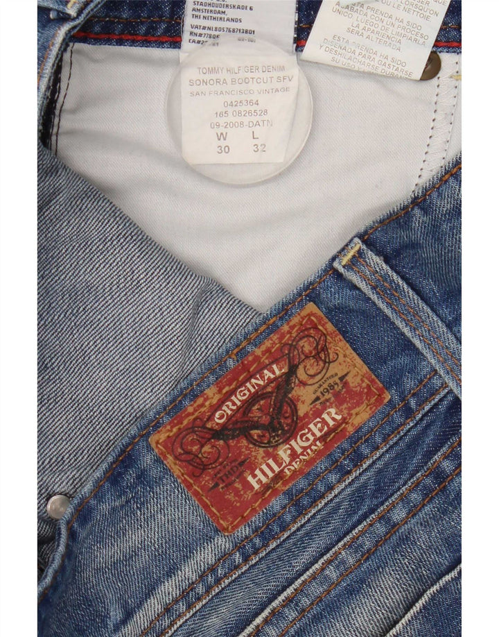 Damskie jeansy Bootcut Tommy Hilfiger W30 L32 Niebieskie bawełniane
