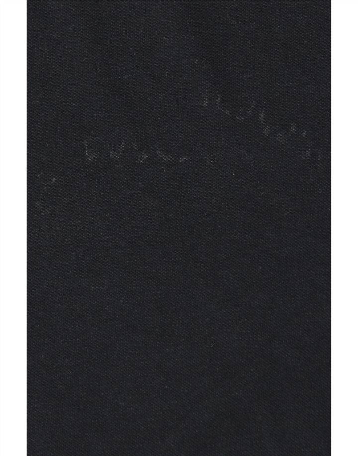 Męska koszulka polo Massimo Dutti, średnia, granatowa, bawełniana