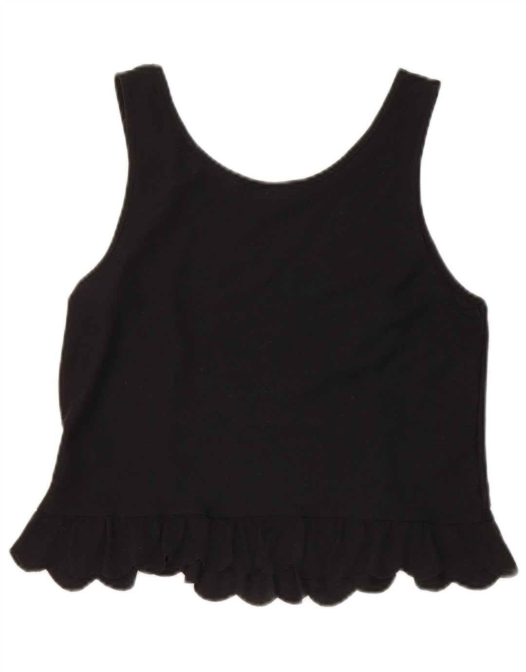 Topshop damska kamizelka Top UK 8, mała, czarna, poliester