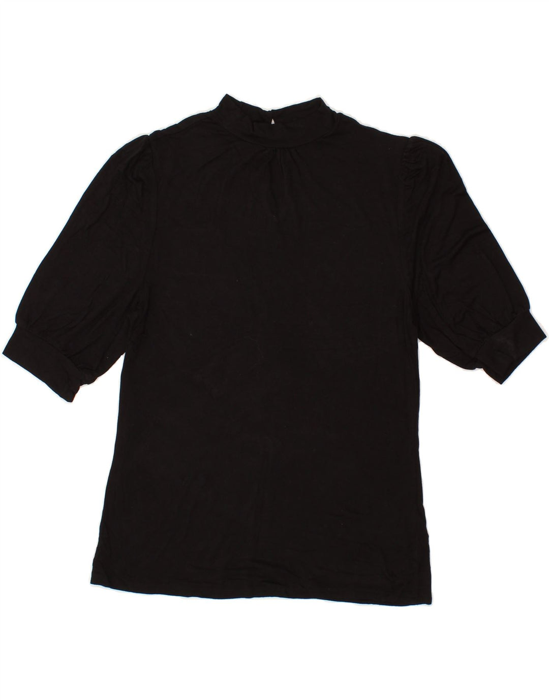 OASIS Womens Blouse Top UK 12 Medium Black Viscose Vintage Oasis and Second-Hand Oasis from Messina Hembry 