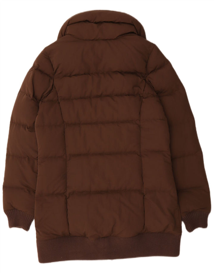 Damski płaszcz wyściełany Nike UK 16/18 Duży brązowy nylon