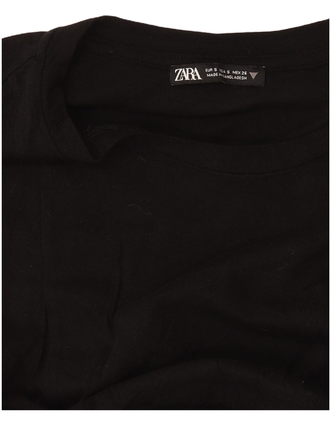 Damska koszulka oversize Zara Top UK 10 Small Black