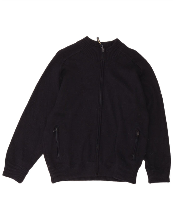 Męski sweter rozpinany NAVIGARE, średni granat