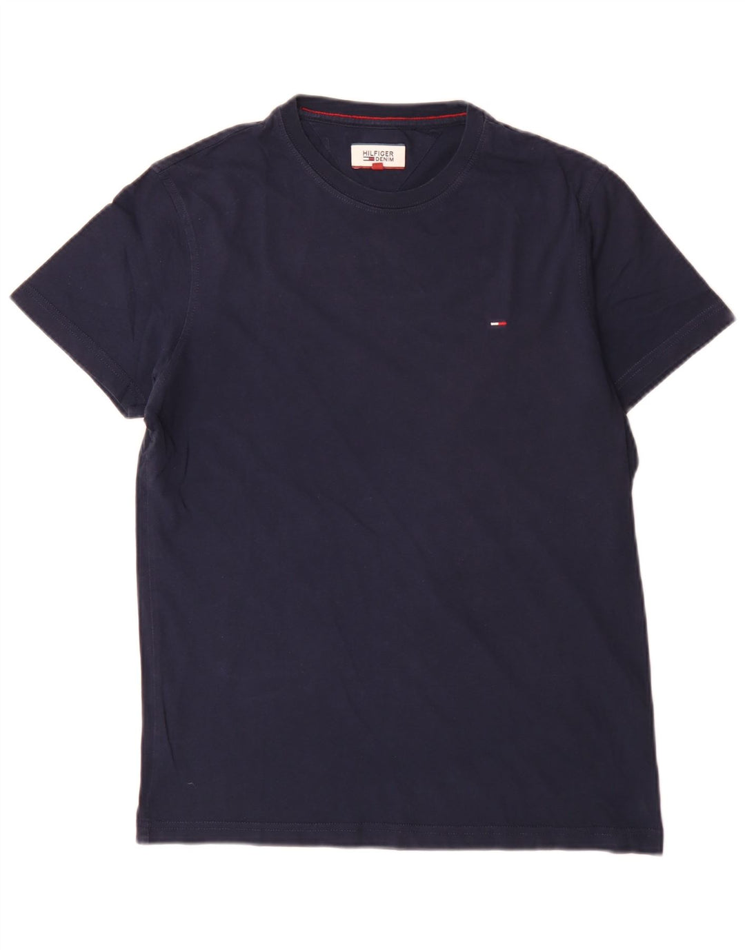 T-shirt męski Tommy Hilfiger o regularnym kroju, mały, granatowy, bawełniany