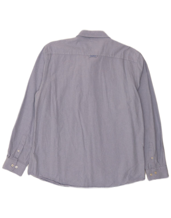 Crew Clothing Męska koszula slim fit 2XL niebieska bawełna