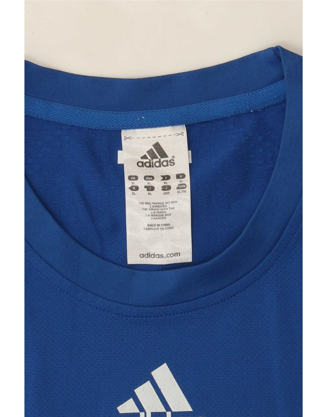 Adidas Męska koszulka Climacool Top XL Niebieski poliamid