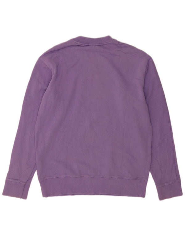 Męska bluza z grafiką Zara, mała, fioletowa, bawełniana
